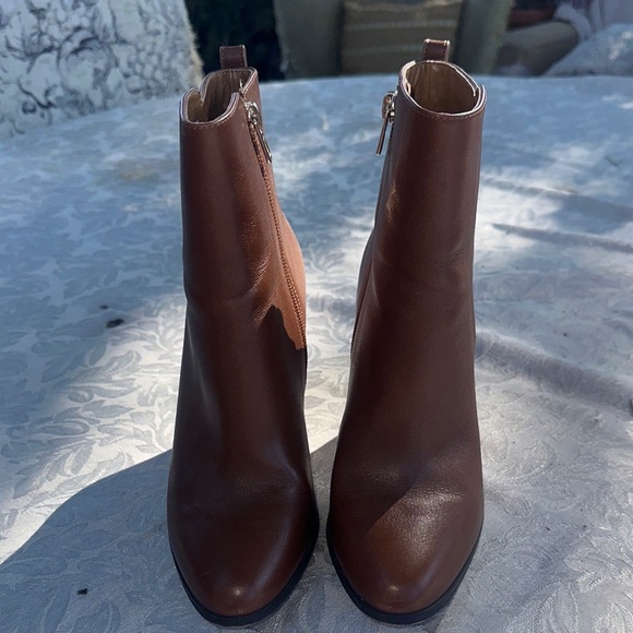 Coach Brown Ankle Booties - Picture 1 of 8